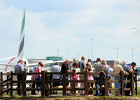  - A view of the popular viewing area at Manchester airport - by Clive Pattle