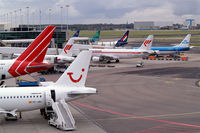  - Showing a number of Airlines using the airport. - by Ray Barber