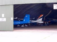  - Inside one of the hangars at the City Airport Manchester - by Guitarist