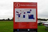  - Visitor information board at City Airport Manchester - by Guitarist