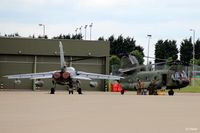  - Apron activity for Waddington Airshow 2014 - by Clive Pattle