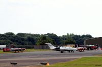  - Visiting aircraft parked up for Waddo Airshow 14 - by Clive Pattle