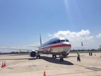  - American Airlines aircraft after landing for the first time at the Hugo Chavez International Airport of Cap-Haitien for the inaugural flight from Miami - by Unknown