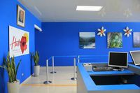  - The immigration section of the Hugo Chavez International Airport of Cap-Haitien  - by Unknown