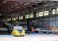  - A view inside the Battle of Britain Memorial Flight (BBMF) hangar at RAF Coningsby - by Clive Pattle