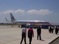  - American Airlines aircraft after landing at the airport of Cap-Haitien - by Unknown