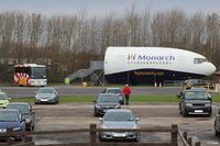  - Viewing area car park at Manchester EGCC with DC-10 nose exhibit - by Clive Pattle