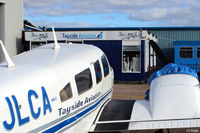 - Tayside Aviation Engineering hangar and Clubroom at Dundee Riverside EGPN - by Clive Pattle
