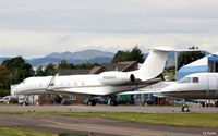  - Dundee Riverside (EGPN) - a popular destination for bizjets, viewed with the Perthshire hills in the background. - by Clive Pattle