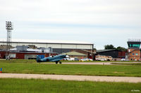  - Airfield view at RAF Coningsby from the Car Park Viewing area.  - by Clive Pattle