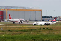  - Red has arrived from AYT and white is expecting departure to CDG... - by Holger Zengler