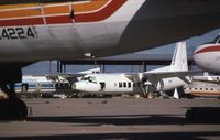  - Fairchild F27 N4302F at Tucson Airport in April 1989 - by Peter Lea
