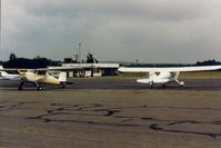  - N89364 & N3368E at our destination-Lewiston,Maine. 3200 miles from home base. Nice little cross country flight. - by S B J