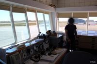  - A view within the tower at Port Stanley looking eastwards - by Clive Pattle