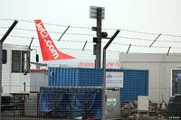 - Through the fence shot of the cargo area at Edinburgh's north side - by Clive Pattle