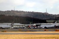  - The cargo apron at Edinburgh - by Clive Pattle