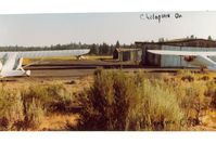  - An overnight stop at Chiloquin airport.Nice airport and had a nearby restaurant in 1989.. - by S B J