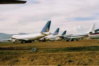  - Aircraft at Mojave storage. N17025 is the nearest 747. A 1973 747 238B. - by S B J
