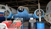  - Twin blue aircraft at Vintage Flight Museum - by Ronald Barker