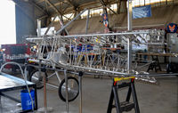  - Aluminum frame for bi-plane Vintage Flight Museum - by Ronald Barker
