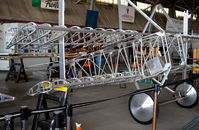  - Aluminum frame for bi-plane at Vintage Flight Museum - by Ronald Barker
