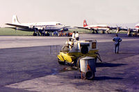  - Douglas DC-4 (C54) aircraft at EGMH Manston, Kent, Uk - taken in spring 1966 and scanned from original slide - by Neil Henry