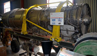  @ Fort Worth Meacham International Airport - PW F-100 jet engine, Vintage Flight Engine - by Ronald Barker