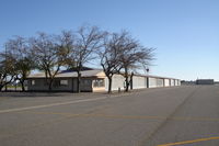  - Airport office and some very old hangars. - by S B J