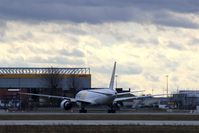  - View from northern fence at rwy 26R over apron 3, Autobahn A14, sound protection wall at twy November to DHL hangar which bounded airport in the south. - by Holger Zengler
