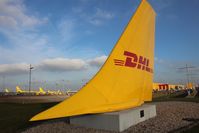  - At entrance of DHL-Air-Hub Leipzig.... - by Holger Zengler