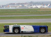  - Wide body pusher no.51 is on the way to a new task.... - by Holger Zengler