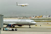  - View thru terminal window to northern runway..... - by Holger Zengler