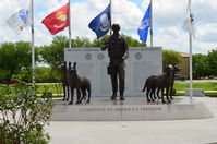  @ Lackland Afb (kelly Fld Annex) Airport - Military Dog Team Monument LMTC - by Ronald Barker