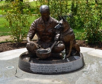  @ Lackland Afb (kelly Fld Annex) Airport - Military Working Dog Monument LMTC  - by Ronald Barker