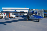  - Maybe not the real thing, but I gather this is at least a 18th scale R/C model of the Goose.  This aircraft was on display at the annual Whit Monday air show at Reykjavik Airport (Iceland), May 28, 2012. - by Alexander George