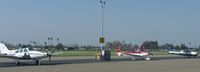  - The transient parking at Reid Hillview Airport. - by Chris L.