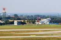  - View to outbound traffic above northern runway..... - by Holger Zengler