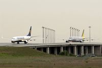  - Outbound traffic on eastern rolling bridge over Autobahn 14, expecting take off on rwy 26R.... - by Holger Zengler