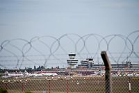  - View thru the fence to apron.... - by Holger Zengler