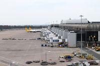  - not many aircraft parked on T2 

photo taken from the top of the car park - by andy-man-egcc