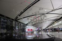  @ Detroit Metropolitan Wayne County Airport - fountain at DTW - by Florida Metal