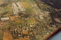  @ O58 - Calistoga in Calif had 2 runways which one was for gliders only.Was a one way strip which caused some pilots trouble like a C140 on 2-5-74.There were lots of gliders and flying over town was prohibitived so pilots often made downwind takeoffs or landings. - by S B J