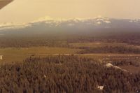  @ 0Q6 - Shingletown airport in NE california,was closed around 2005.It was at 3800 ft and offered some relief when it was 110 in the central valley.Was a very nice airport. Mt Lassen (10,457 ft) is seen in the distance. - by S B J