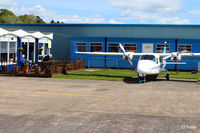  - Another view of the Tayside Aviation facilities at Dundee Riverside airport (EGPN). The parked aircraft is a (fairly) new addition to the Flying Schools fleet, G-OTAY. - by Clive Pattle