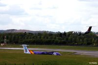  - The airfield swallows a Flybe Dash 8 at Edinburgh EGPH - by Clive Pattle