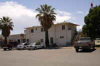  - Front entrance to the Red Bluff airport and restaurant. - by S B J