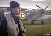  - A publicity sign at the IWM Duxford - by Clive Pattle
