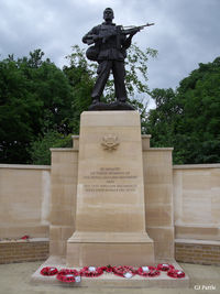  - A memorial to both the Royal Anglian and East Anglian Regiments within the IWM complex at Duxford EGSU - by Clive Pattle