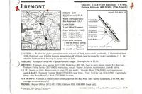  - If you looked in the Pilots Guide in 1978 for information on Fremont,this is what you would see.I do take issue with lighted runway.Never saw them. - by S B J