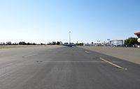  - A very empty transient ramp with a Citation Ultra (C560). Pretty unusual for Reid Hillview Airport, CA. - by Chris Leipelt